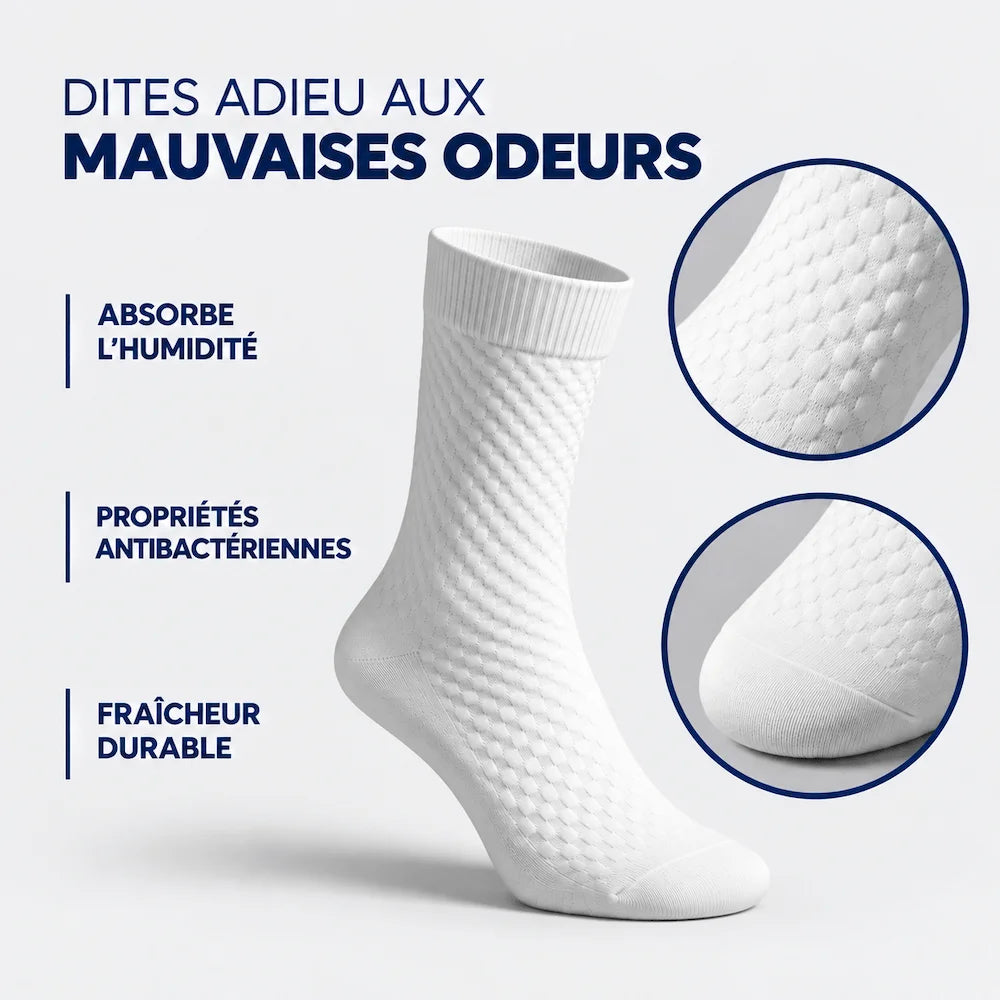 CHAUSSETTES MI-HAUTES EN FIBRE DE BAMBOU PREMIUM