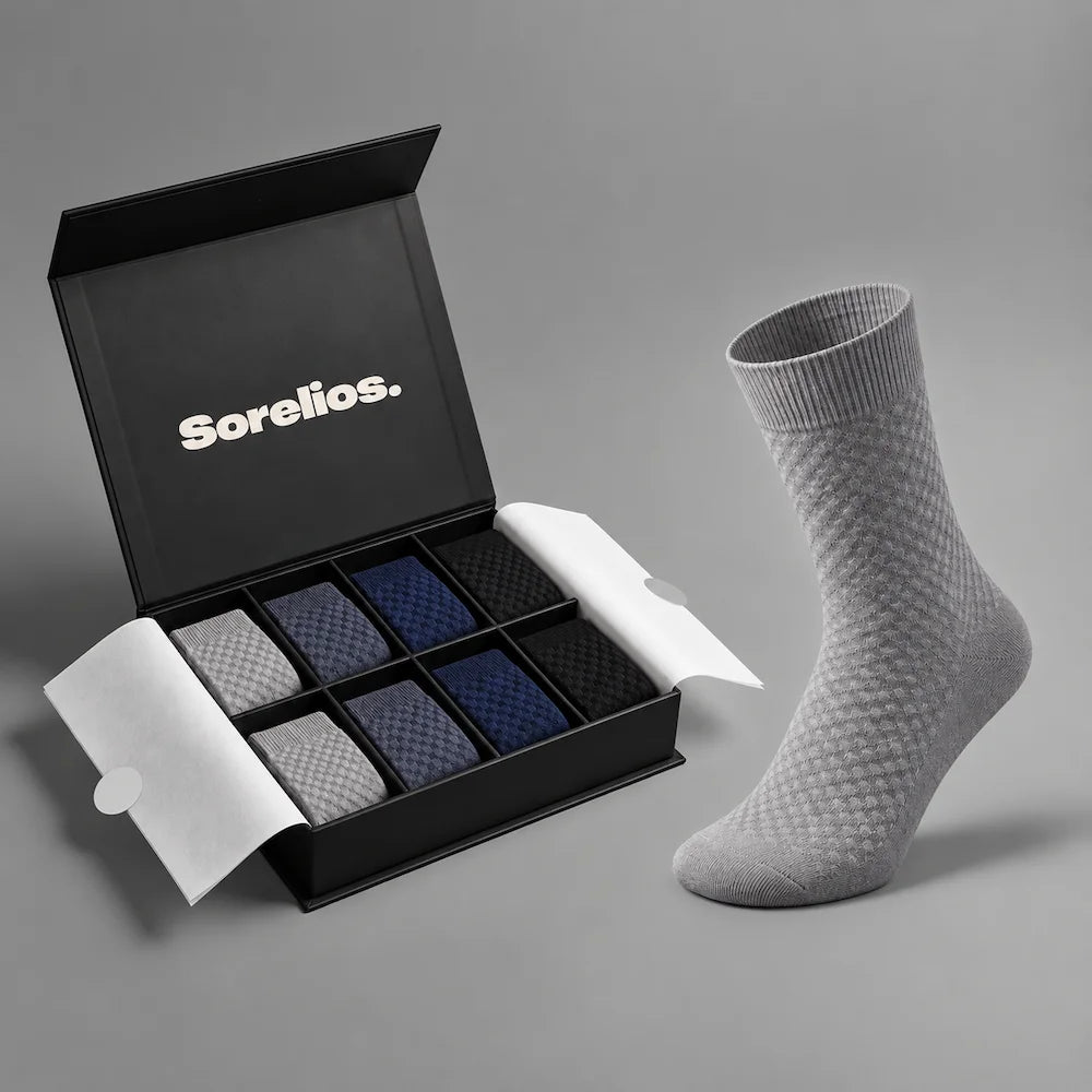 CHAUSSETTES MI-HAUTES EN FIBRE DE BAMBOU PREMIUM